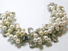 Clear Pear Bracelet 5 Link