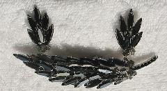 Hematite Navettes Earrings Clip