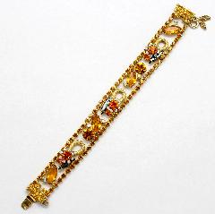 Topaz Navettes Bracelet Flat Push In