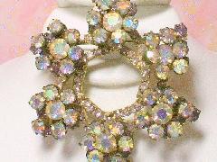 Purple (cardinal) Chatons Only Brooch
