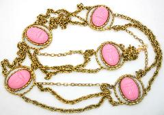 Pink Cabochons Molded/Cut Belt