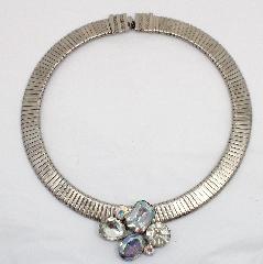 Clear Pear Necklace
