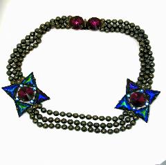 Triangle Multi-Color/Shaded Necklace