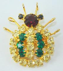 Multiple Colors Chatons Only Brooch