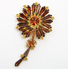 Topaz Spear Brooch