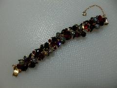 Red Navettes Bracelet 5 Link