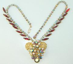 Red Navettes Necklace