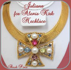 Multiple Colors Pear Pearl Necklace