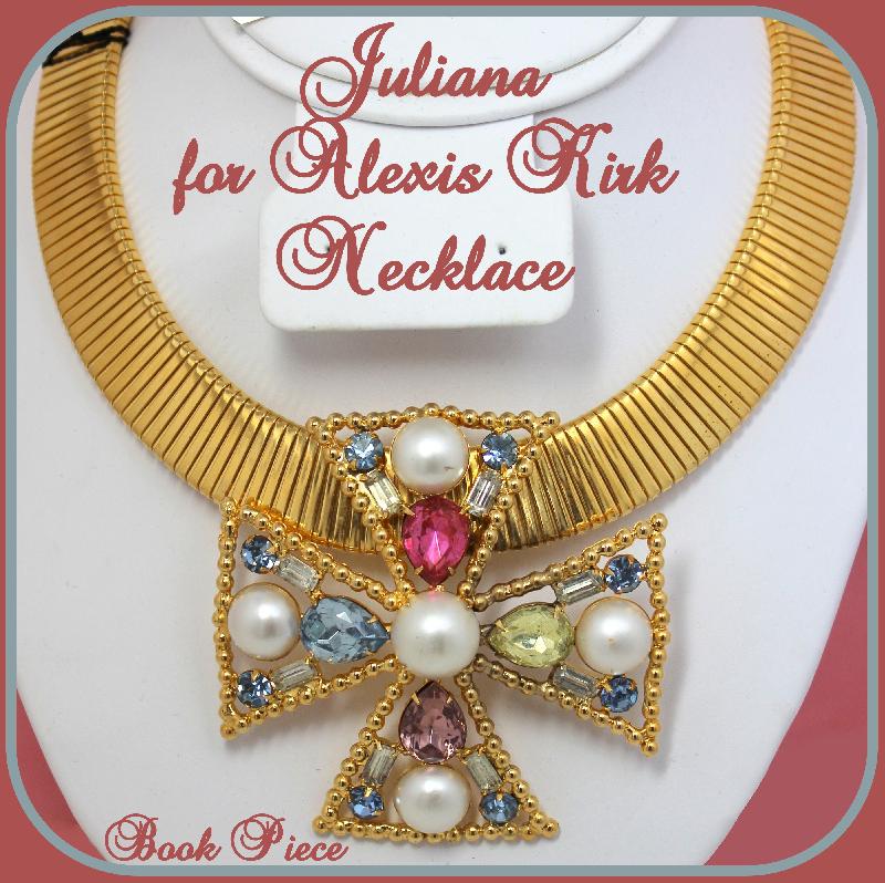 Front view of Multiple Colors Pear Pearl Necklace