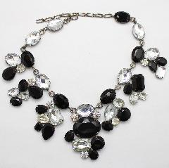 Black (jet) Oval Necklace