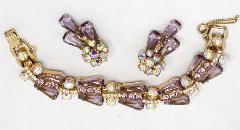 Purple (cardinal) Pentagon Bracelet 5 Link