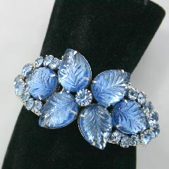 Blue Leaf Molded/Cut Bracelet Clamper