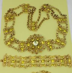 Green Chatons Only Belt