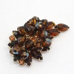 Topaz Navettes Brooch