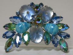 Blue Pillowcase Brooch
