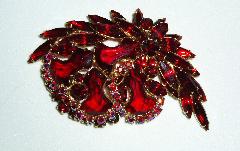 Red Anchor Brooch