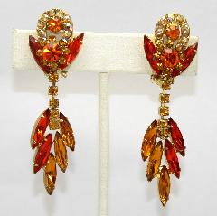 Topaz Navettes Earrings Clip