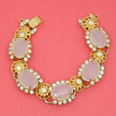 Clear Oval Bracelet 5 Link