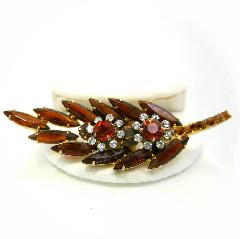 Topaz Navettes Brooch