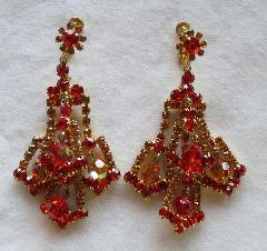 Topaz Chatons Only Earrings Screw