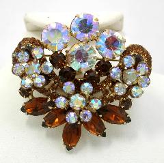 Topaz Navettes Brooch
