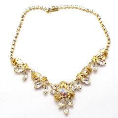 Clear Navettes Necklace