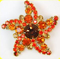 Topaz Chatons Only Brooch