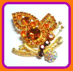 Topaz Chatons Only Brooch