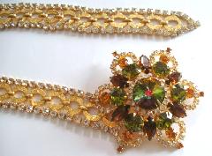Green Navettes Rivoli/Margarita Belt