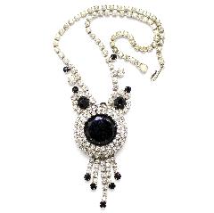 Black (jet) Dentelle Necklace
