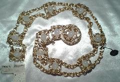 Clear Cabochons Belt