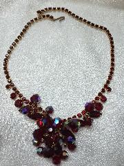 Red Navettes Necklace