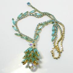 Blue Navettes Necklace
