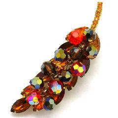 Topaz Navettes Brooch