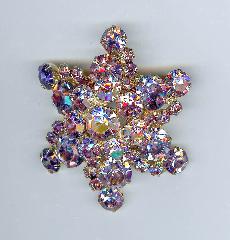 Purple (cardinal) Chatons Only Brooch