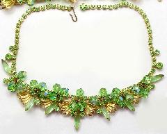 Green Navettes Necklace
