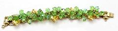 Green Navettes Bracelet 5 Link