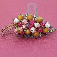 Pink Chatons Only Brooch