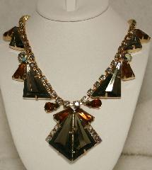 Topaz Triangle Necklace