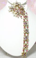 Pastel Navettes Frosted Bracelet 5 Link