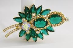 Green Oval Brooch