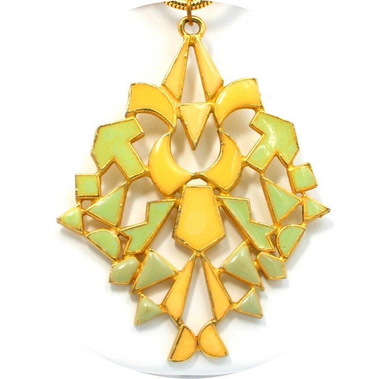 Front view of Multiple Colors Pendant