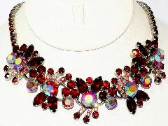 Red Navettes Necklace