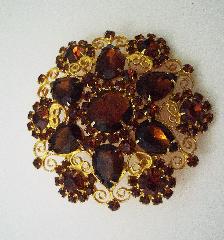 Topaz Pear Belt Buckle