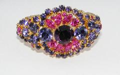 Purple (cardinal) Navettes Bracelet Clamper