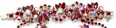 Red Navettes Bracelet 5 Link
