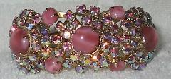 Pink Chatons Only Bracelet Clamper