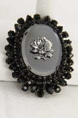 Hematite Oval Pin Pendant