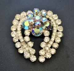 Clear Chatons Only Brooch
