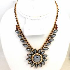 Hematite Cabochons Necklace